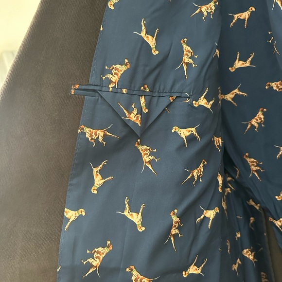 Big and tall Grey Two button Ralph by Ralph Lauren sport coat 56R - Picture 7 of 8